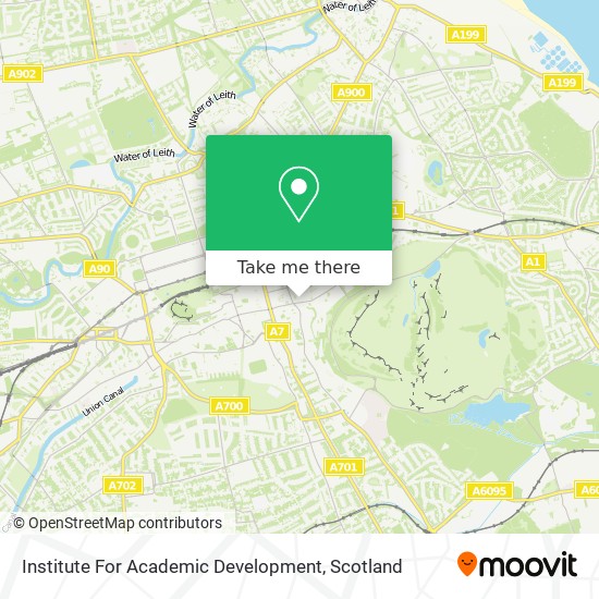 Institute For Academic Development map