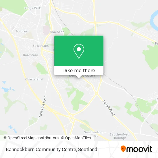 Bannockburn Community Centre map