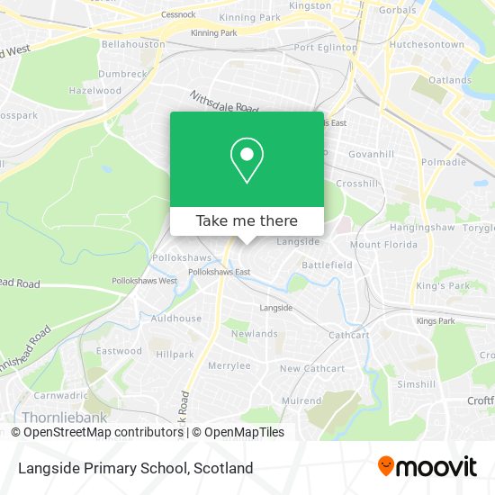 Langside Primary School map