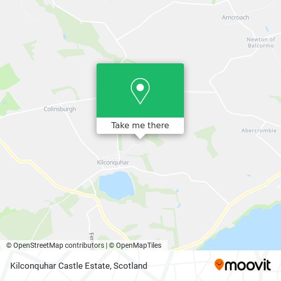 Kilconquhar Castle Estate map