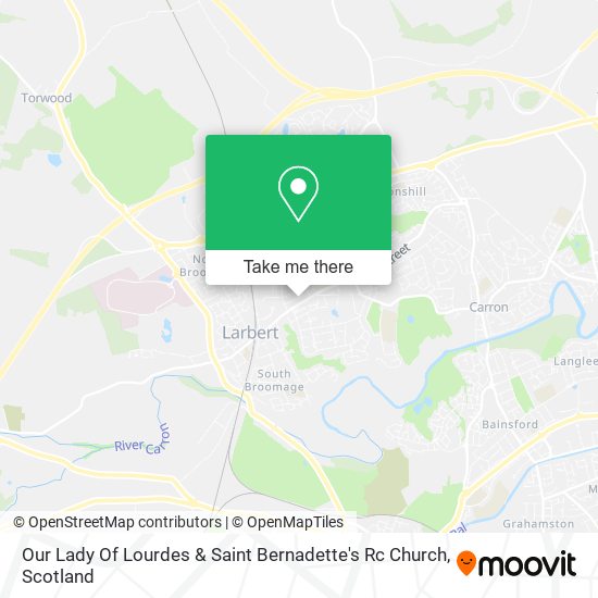 Our Lady Of Lourdes & Saint Bernadette's Rc Church map