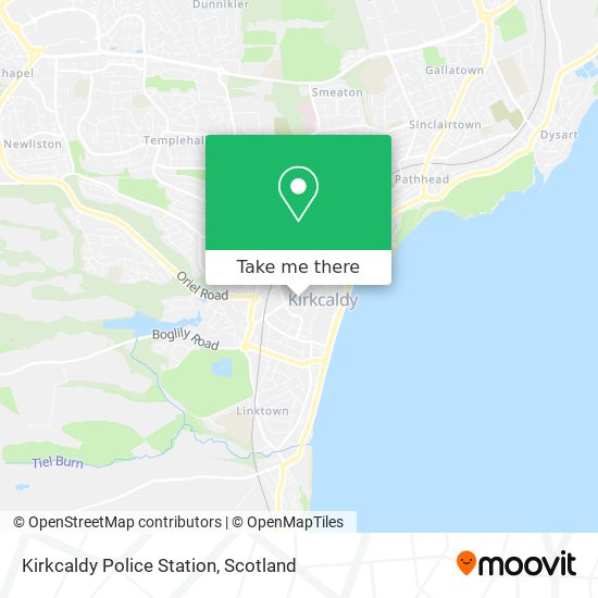 Kirkcaldy Police Station map