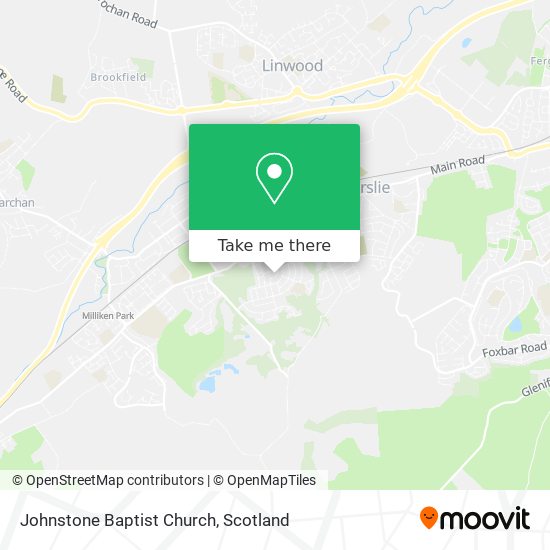 Johnstone Baptist Church map