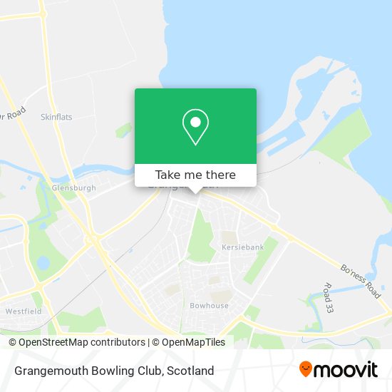 Grangemouth Bowling Club map
