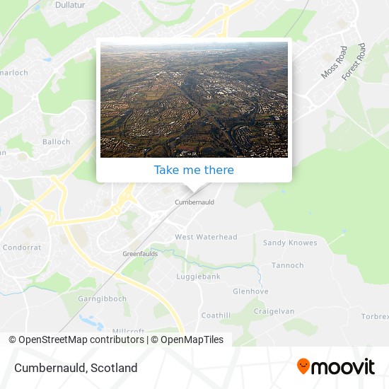 Cumbernauld map