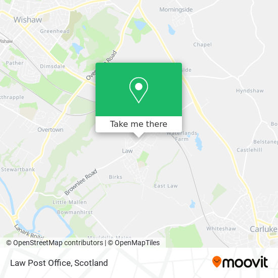 Law Post Office map