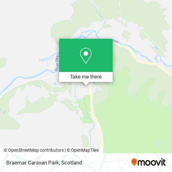 Braemar Caravan Park map