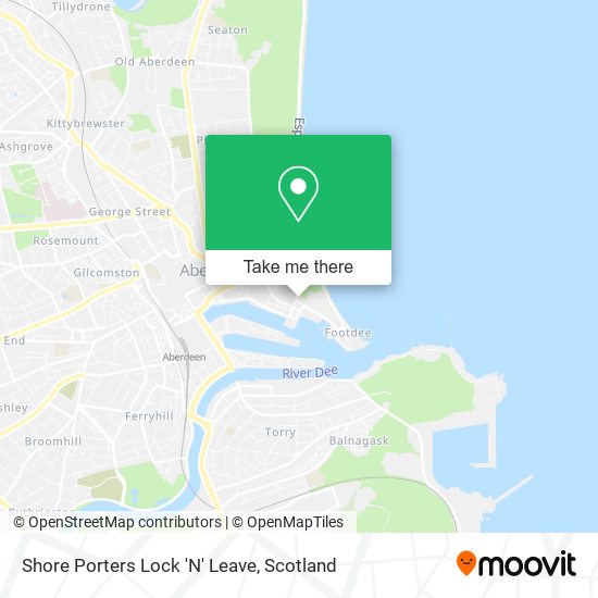 Shore Porters Lock 'N' Leave map