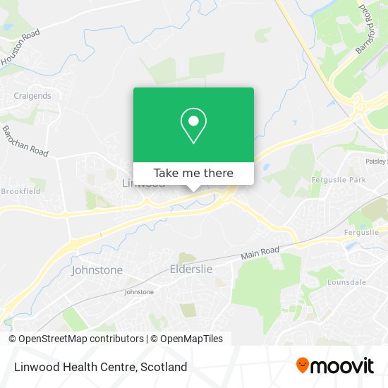 Linwood Health Centre map