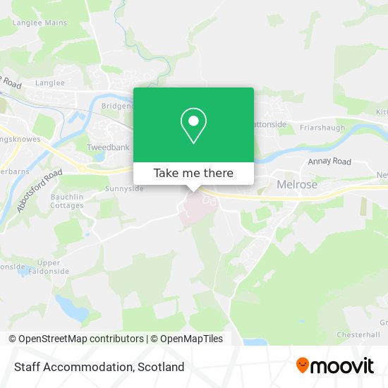 Staff Accommodation map