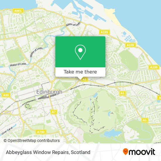 Abbeyglass Window Repairs map