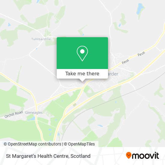St Margaret's Health Centre map