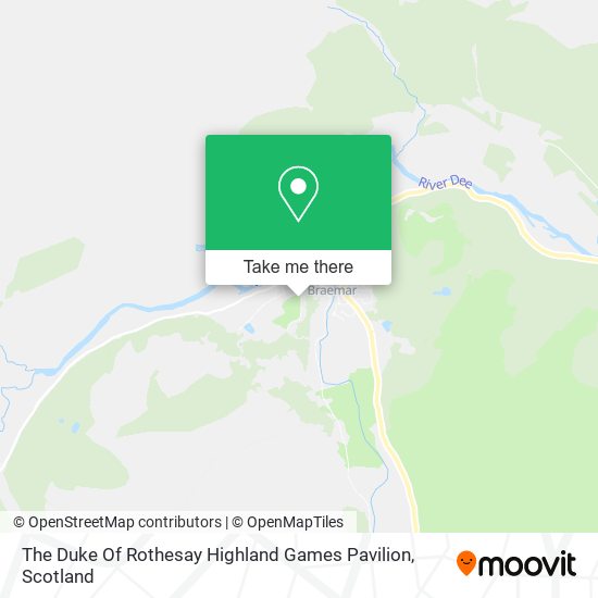 The Duke Of Rothesay Highland Games Pavilion map