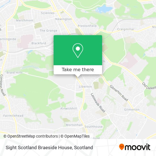 Sight Scotland Braeside House map