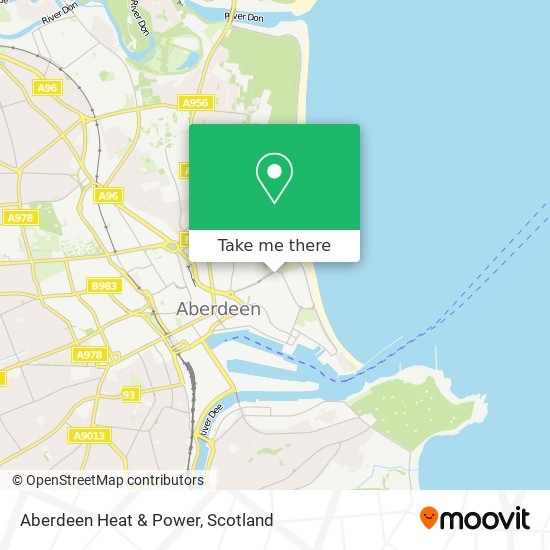 Aberdeen Heat & Power map