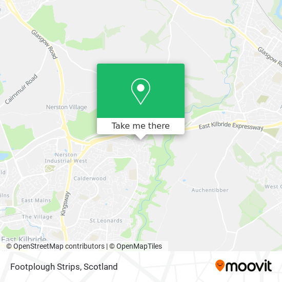 Footplough Strips map