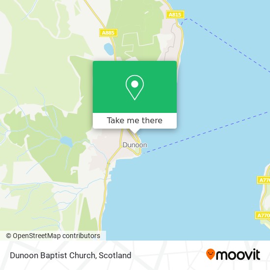 Dunoon Baptist Church map