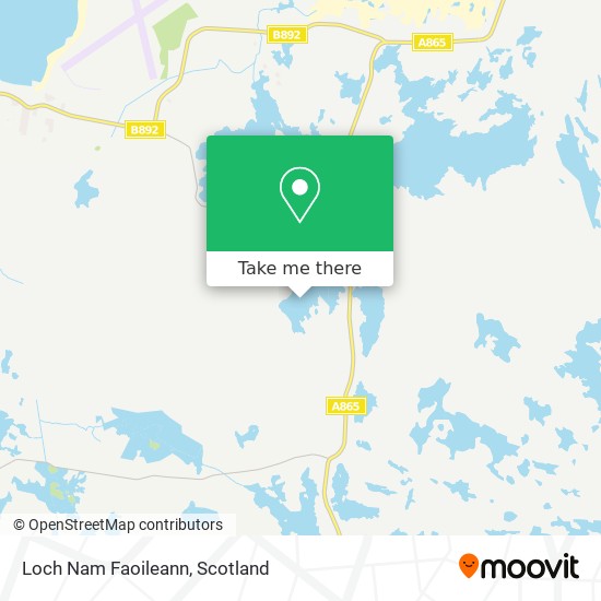 Loch Nam Faoileann map