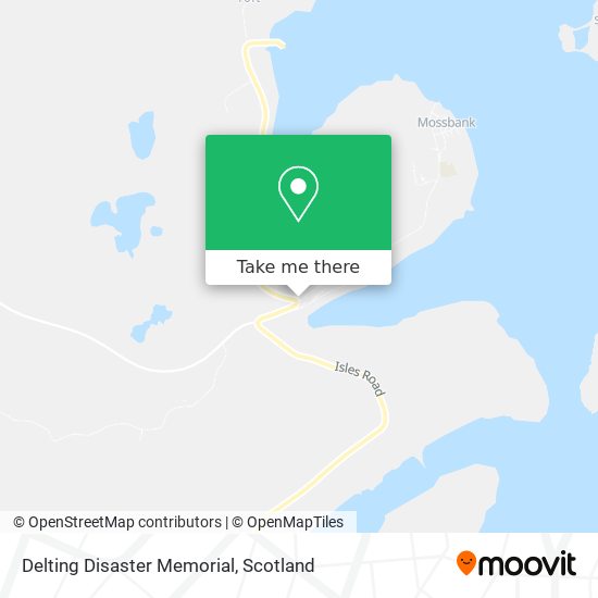 Delting Disaster Memorial map
