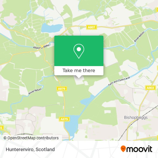 Hunterenviro map