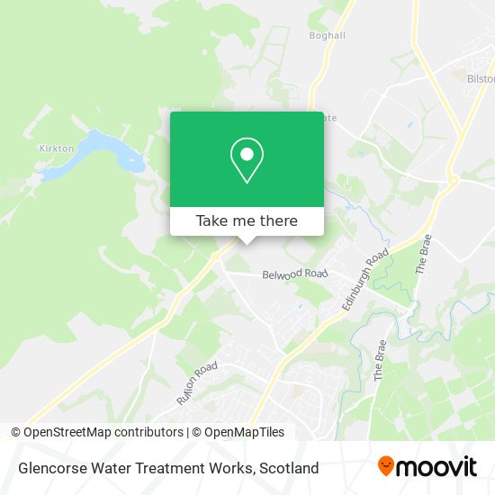 Glencorse Water Treatment Works map