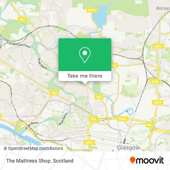 The Mattress Shop map