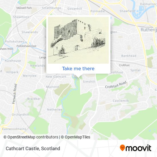 Cathcart Castle map