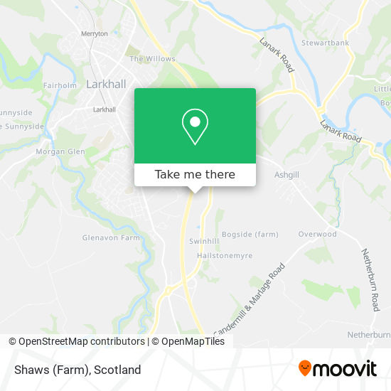 Shaws (Farm) map