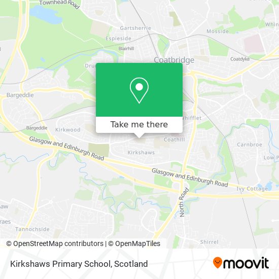 Kirkshaws Primary School map