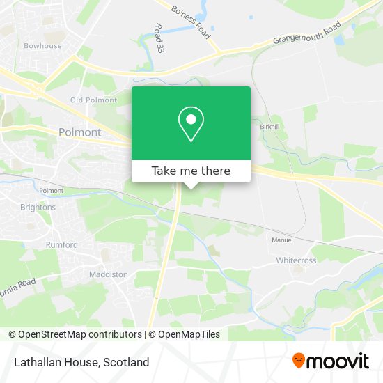 Lathallan House map