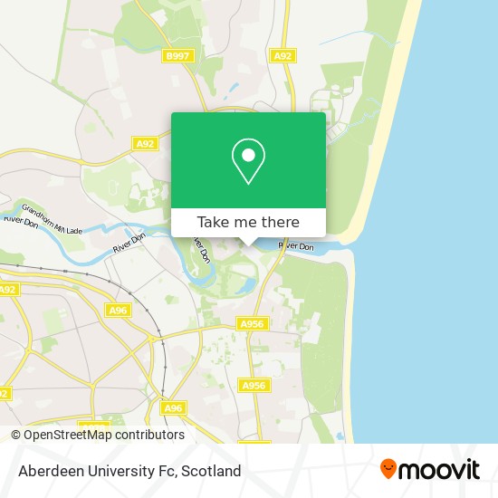 Aberdeen University Fc map