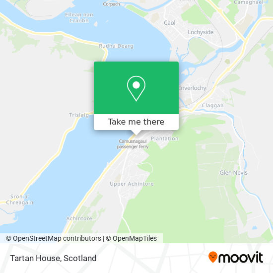 Tartan House map