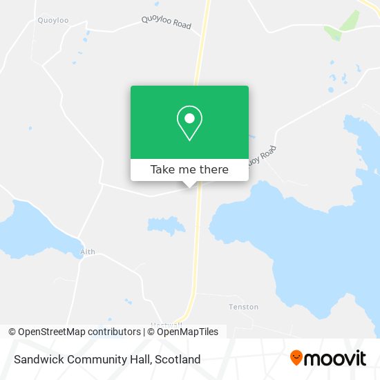 Sandwick Community Hall map