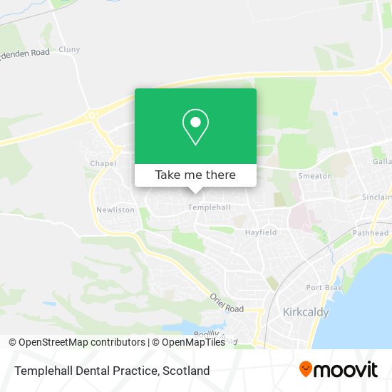 Templehall Dental Practice map