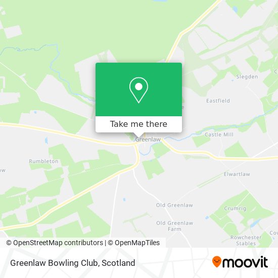 Greenlaw Bowling Club map