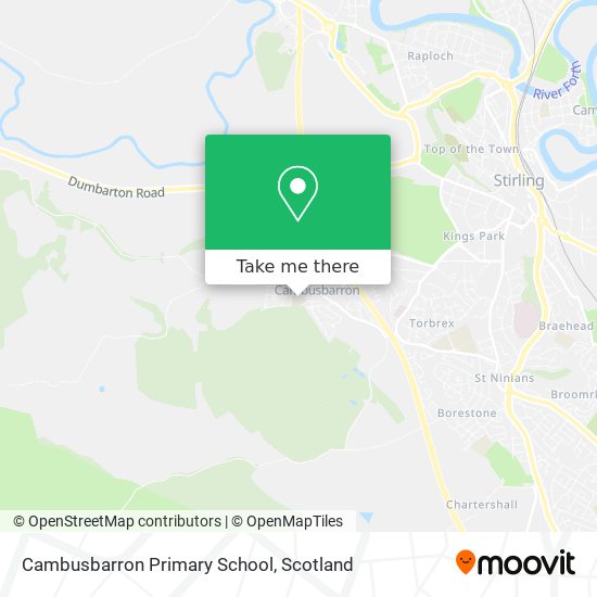 Cambusbarron Primary School map
