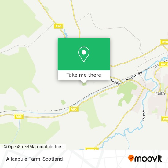 Allanbuie Farm map