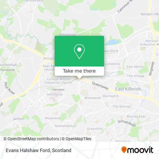 Evans Halshaw Ford map