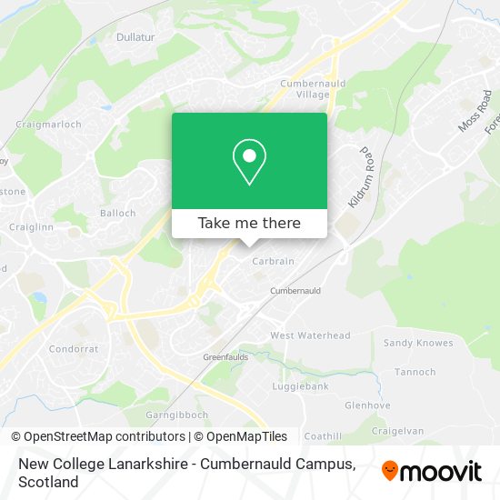 New College Lanarkshire - Cumbernauld Campus map