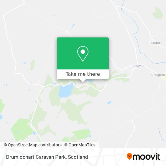 Drumlochart Caravan Park map