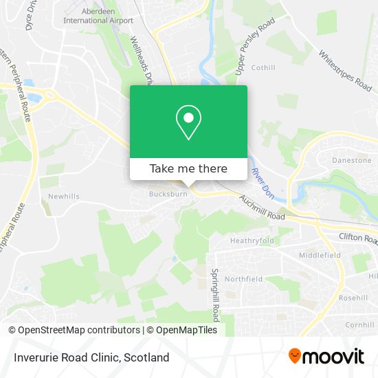 Inverurie Road Clinic map