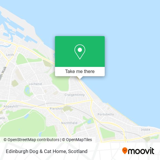 Edinburgh Dog & Cat Home map