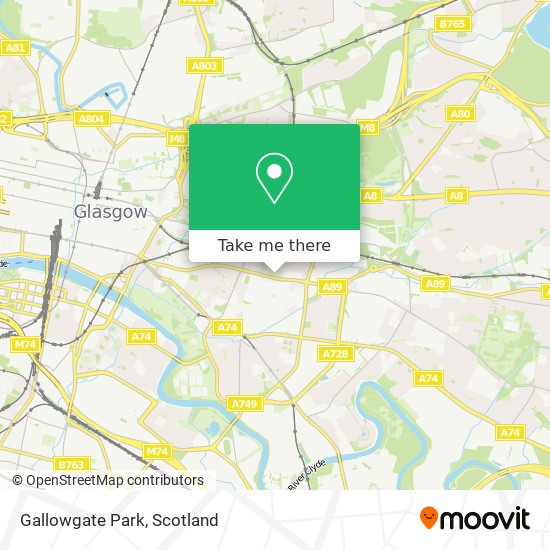 Gallowgate Park map