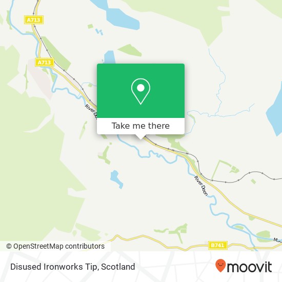 Disused Ironworks Tip map
