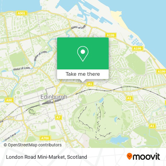 London Road Mini-Market map