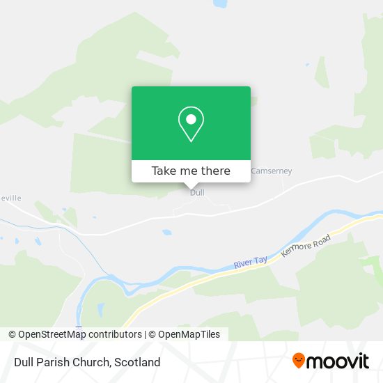 Dull Parish Church map