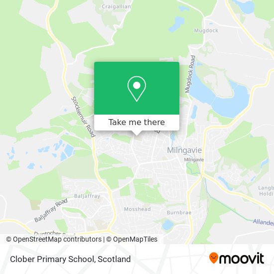 Clober Primary School map