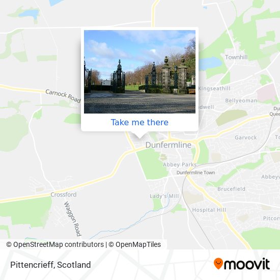 Pittencrieff map