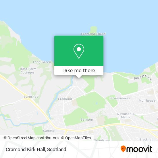 Cramond Kirk Hall map