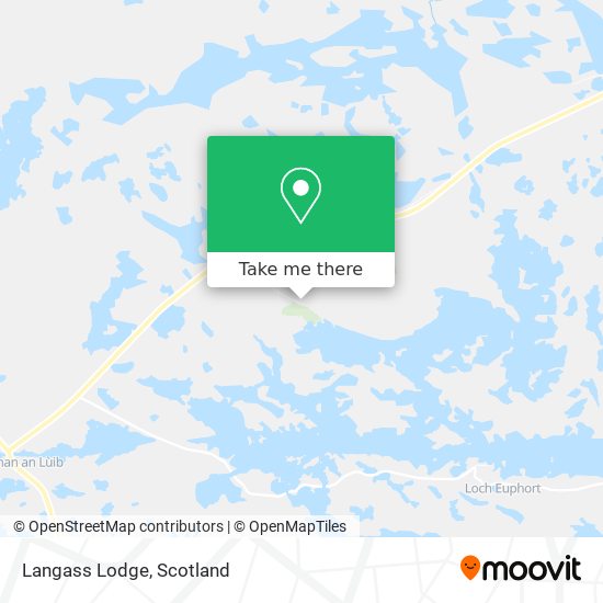 Langass Lodge map